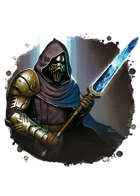 Filler spot colour - character: voidblade sorcerer - RPG Stock Art