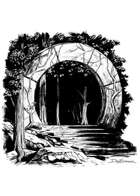 Filler spot - environment: forest portal - RPG Stock Art