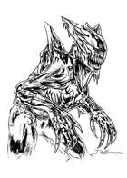 Filler spot - character: ice demon - RPG Stock Art