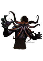 Colour cut out - character: lovecraftian stalker - RPG Stock Art