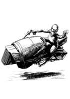Filler spot - vehicle: sci fi bike - RPG Stock Art