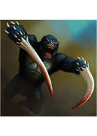 Colour card art - creature: reaper - RPG Stock Art