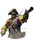 Colour cut out - character: orc bandit - RPG Stock Art