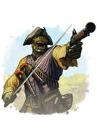 Filler spot colour - character: orc bandit - RPG Stock Art