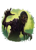 Filler spot colour - character: swamp witch - RPG Stock Art