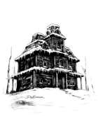 Filler spot - environment: haunted house - RPG Stock Art