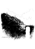 Filler spot - environment: city bridge - RPG Stock Art