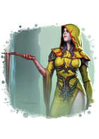 Filler spot colour - character: cultist - RPG Stock Art