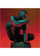Colour card art - character: guild troubleshooter - RPG Stock Art