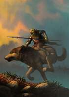 Cover full page - Goblin Rider - RPG Stock Art
