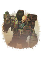 Filler spot colour - character: skeleton in power amour - RPG Stock Art