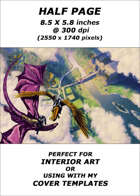 Half page - Fantasy Battlefield Alt - RPG Stock Art