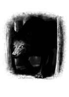 Filler spot - creature: shadow wolf - RPG Stock Art