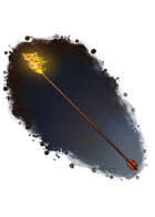 Filler spot colour - items: arrow fire - RPG Stock Art