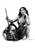 Filler spot - character: ogre slayer - RPG Stock Art