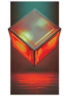 Filler spot colour - items: holocron - RPG Stock Art