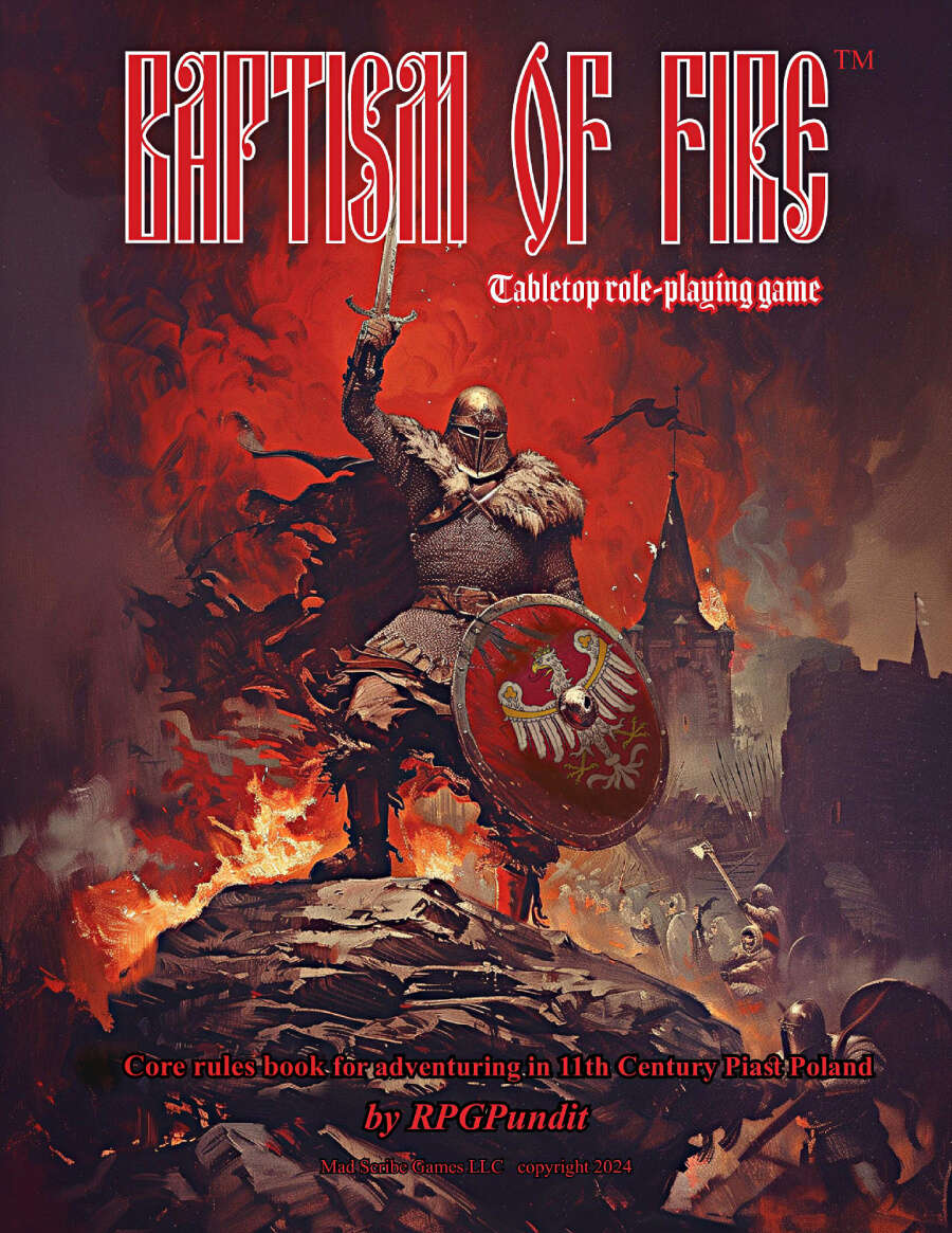 Baptism of Fire - Mad Scribe Games | DriveThruRPG