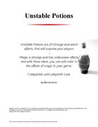 Unstable Potions for LL