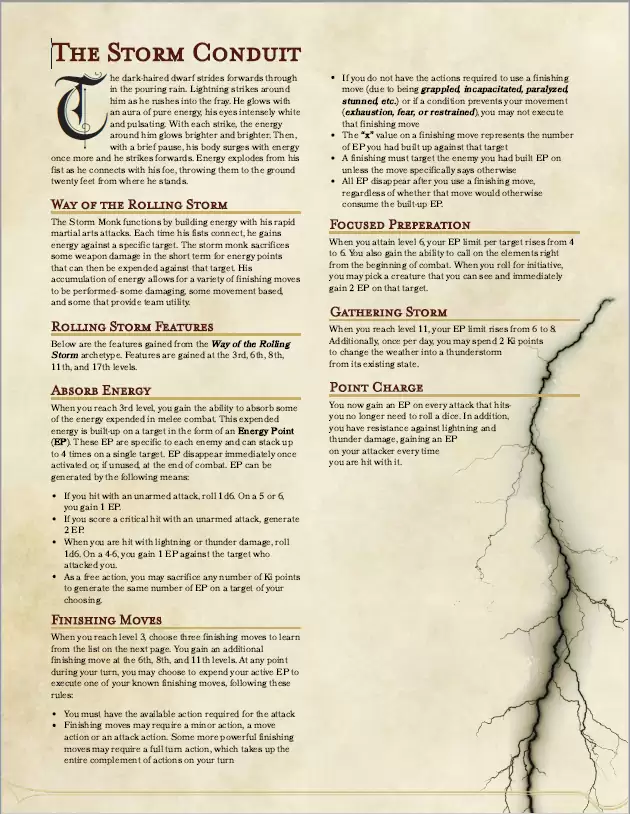 The Storm Conduit A Monk Way Trelling Games DriveThruRPG