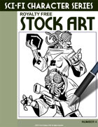 Sci-Fi Character Stock Art #4