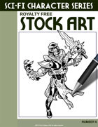 Sci-Fi Character Stock Art #6