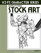 Sci-Fi Character Stock Art #7