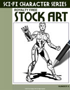 Sci-Fi Character Stock Art #9