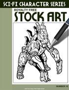 Sci-Fi Character Stock Art #10