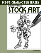 Sci-Fi Character Stock Art #11