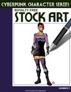 Cyberpunk Character Stock Art #2