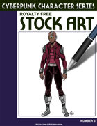 Cyberpunk Character Stock Art #3