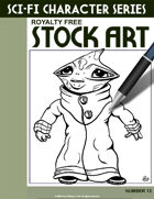 Sci-Fi Character Stock Art #13