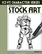Sci-Fi Character Stock Art #16
