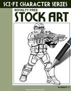 Sci-Fi Character Stock Art #17