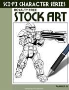Sci-Fi Character Stock Art #20