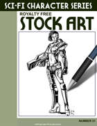 Sci-Fi Character Stock Art #21
