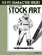 Sci-Fi Character Stock Art #23