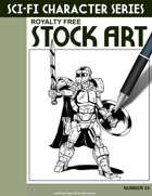 Sci-Fi Character Stock Art #24