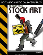 Post Apocalyptic Character Stock Art #1