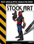 Post Apocalyptic Character Stock Art #2