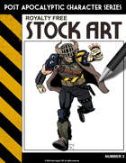 Post Apocalyptic Character Stock Art #3