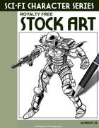 Sci-Fi Character Stock Art #28