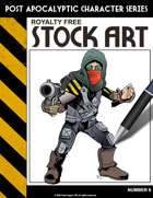 Post Apocalyptic Character Stock Art #6