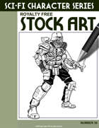 Sci-Fi Character Stock Art #30
