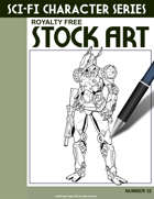 Sci-Fi Character Stock Art #32