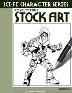 Sci-Fi Character Stock Art #33