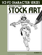 Sci-Fi Character Stock Art #37