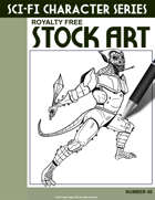 Sci-Fi Character Stock Art #40