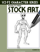 Sci-Fi Character Stock Art #39