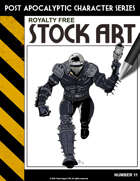 Post Apocalyptic Character Stock Art #11
